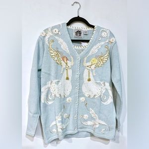 NWT Storybook Knits Romantic Angels Sweater & Tank set